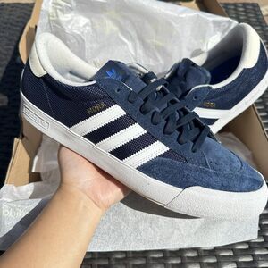 Adidas Nora Men's Skateboarding Shoes Collegiate Navy White IG5258